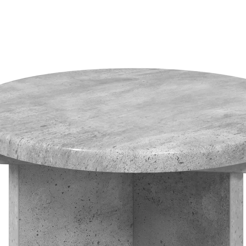 Augalų stovas 2 pcs Betono pilka Ø29,5 x 40 cm Apdirbta mediena