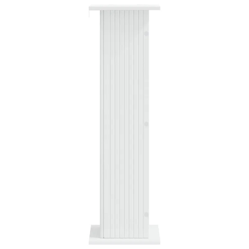 Augalų stovas 2 pcs Balta 30,5 x 30 x 100,5 cm Apdirbta mediena
