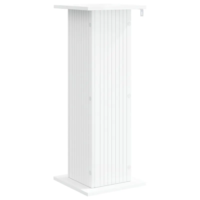 Augalų stovas 2 pcs Balta 30,5 x 30 x 80,5 cm Apdirbta mediena