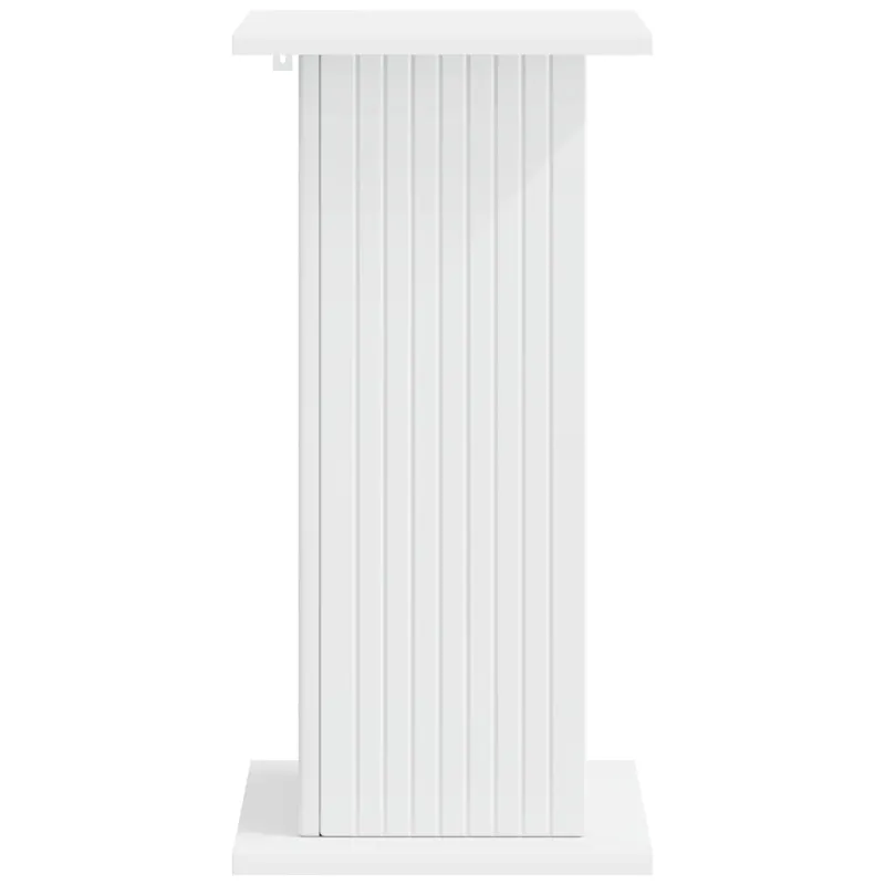 Augalų stovas 2 pcs Balta 30,5 x 30 x 60,5 cm Apdirbta mediena