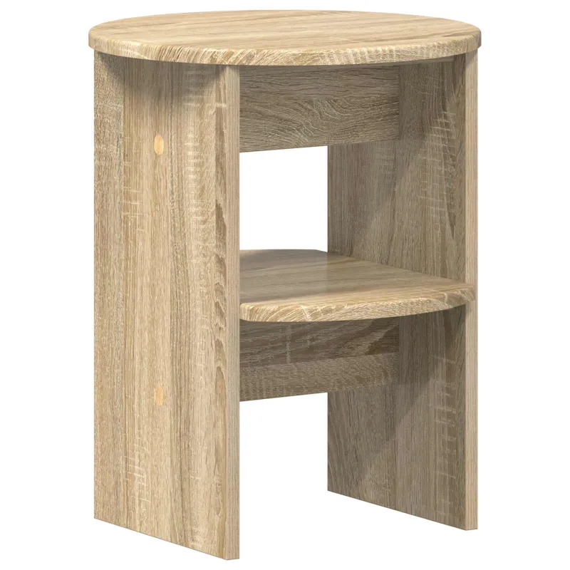 Šoninė spintelė 2 pcs Sonoma ąžuolas Ø40 x 50 cm
