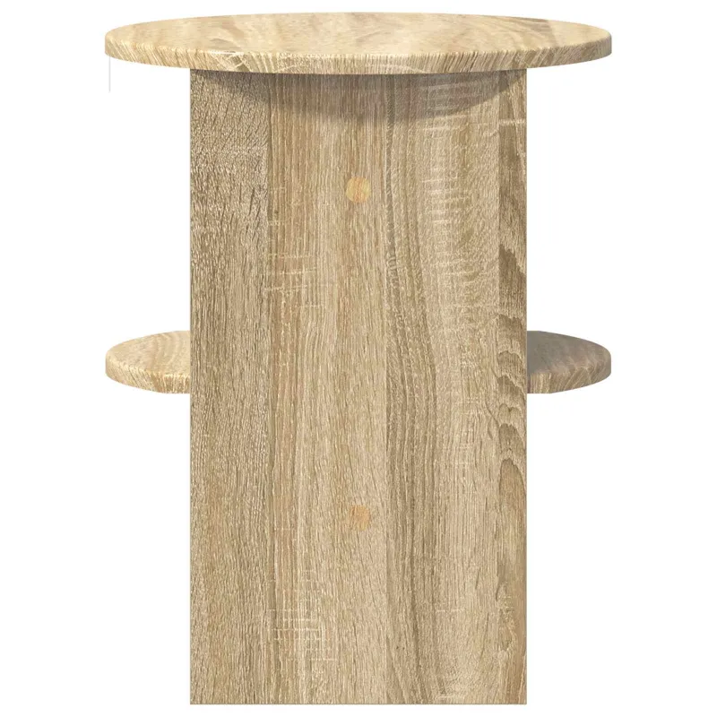 Šoninė spintelė 2 pcs Sonoma ąžuolas Ø40 x 50 cm