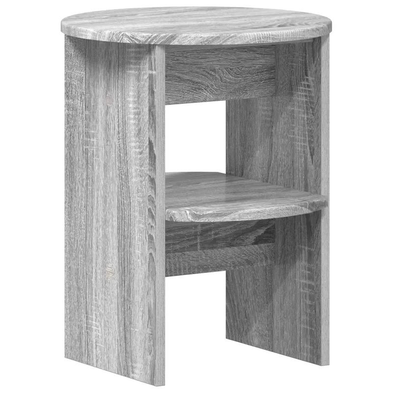 Šoninė spintelė 2 pcs Pilka Sonoma Ø40 x 50 cm Dirbtinė mediena