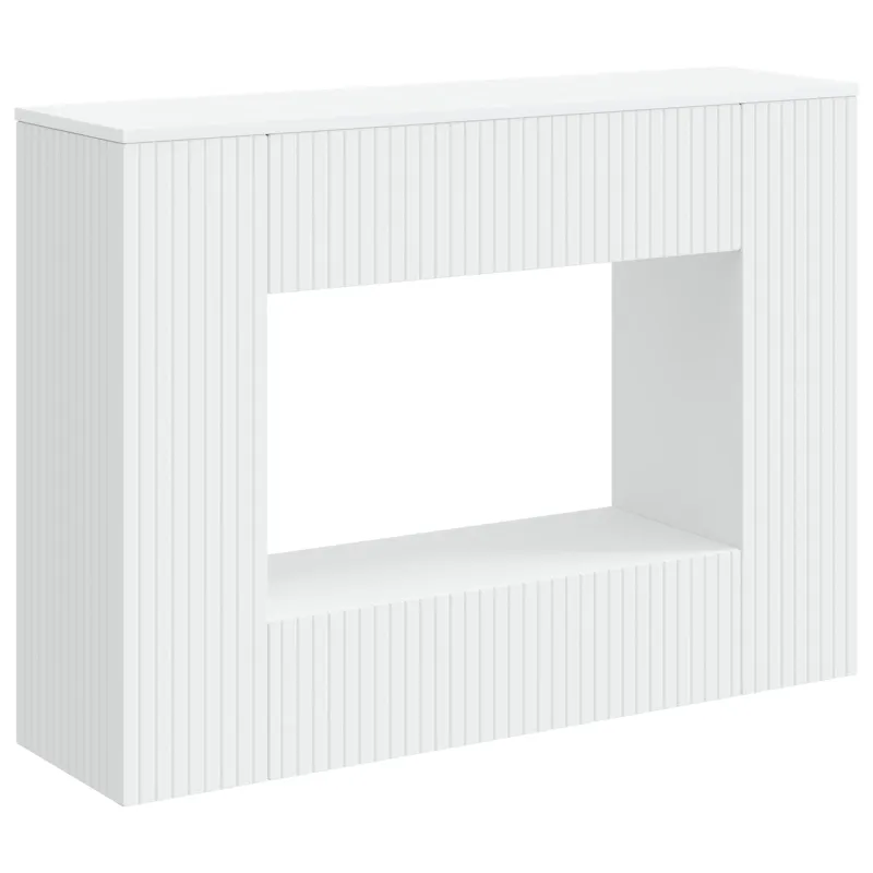 Konsolinis stalas Baltas 101 x 29 x 74 cm Dirbtinė mediena