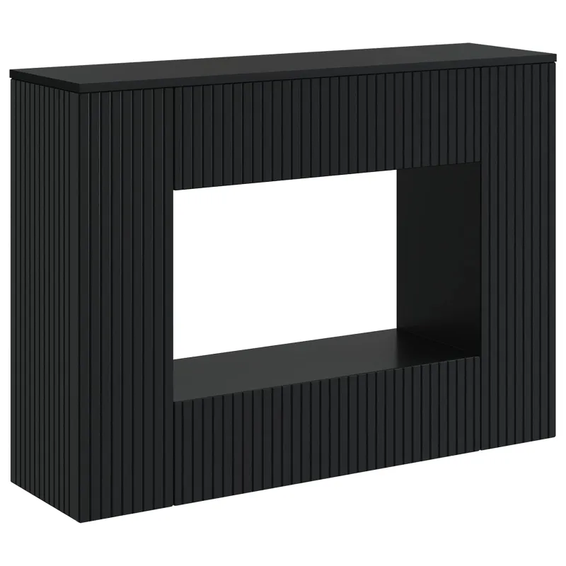 Konsolinis stalas Juodas 101 x 29 x 74 cm Dirbtinė mediena