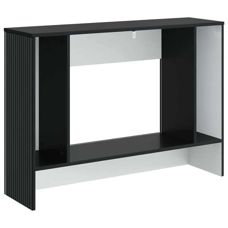 Konsolinis stalas Juodas 101 x 29 x 74 cm Dirbtinė mediena