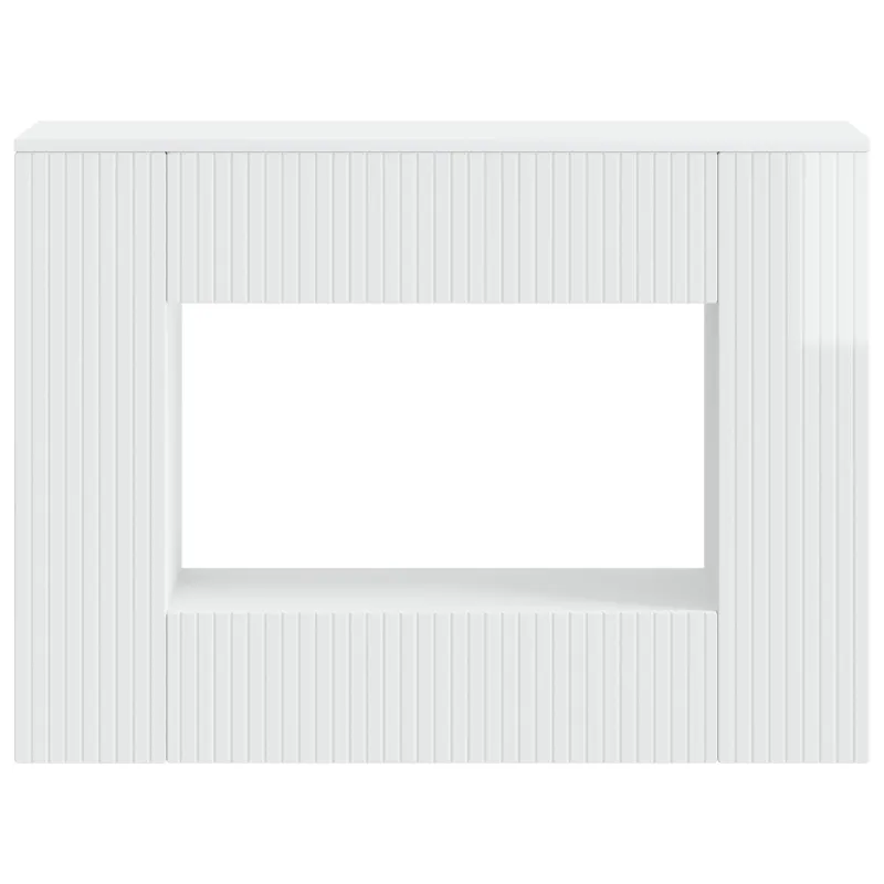 Konsolinis stalas Aukšto Blizgesio Baltas 101 x 29 x 74 cm