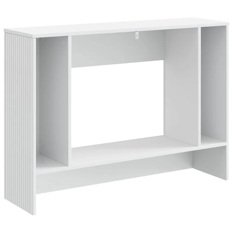 Konsolinis stalas Aukšto Blizgesio Baltas 101 x 29 x 74 cm