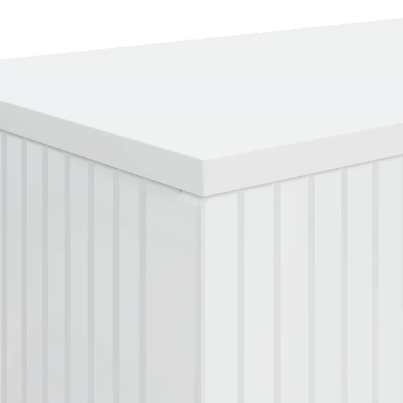 Konsolinis stalas Aukšto Blizgesio Baltas 101 x 29 x 74 cm