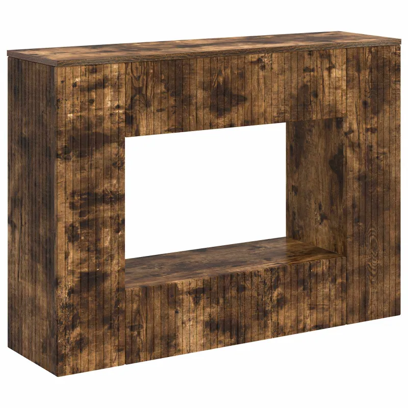 Konsolinis stalas Dryžuotas Rūkytas Ąžuolas 101 x 29 x 74 cm