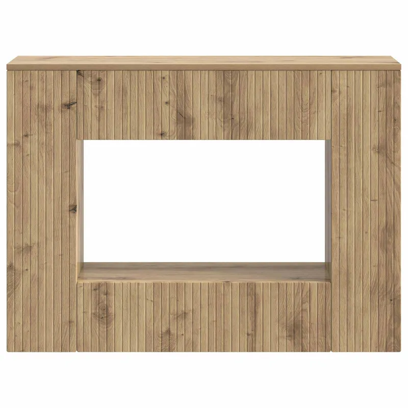 Konsolinis stalas Dryžuotas Amatinė Ąžuolas 101 x 29 x 74 cm