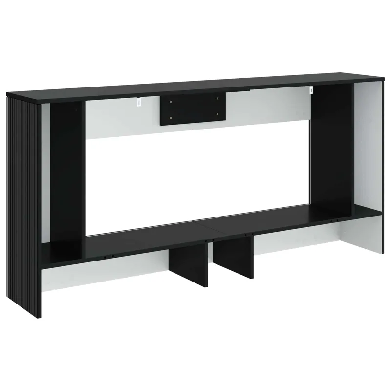Konsolinis stalas Juodas 155 x 29 x 74 cm Dirbtinė mediena