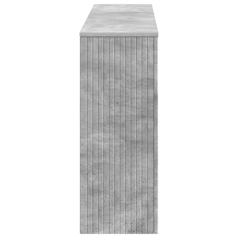 Konsolinis stalas Dryžuotas Betono Pilka 155 x 29 x 74 cm
