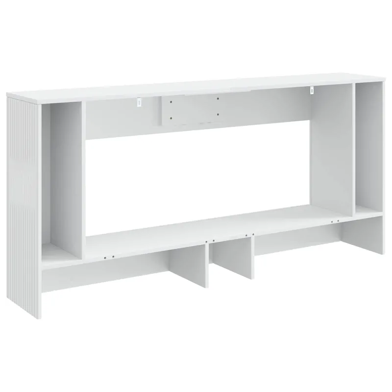 Konsolinis stalas Aukšto Blizgesio Baltas 155 x 29 x 74 cm