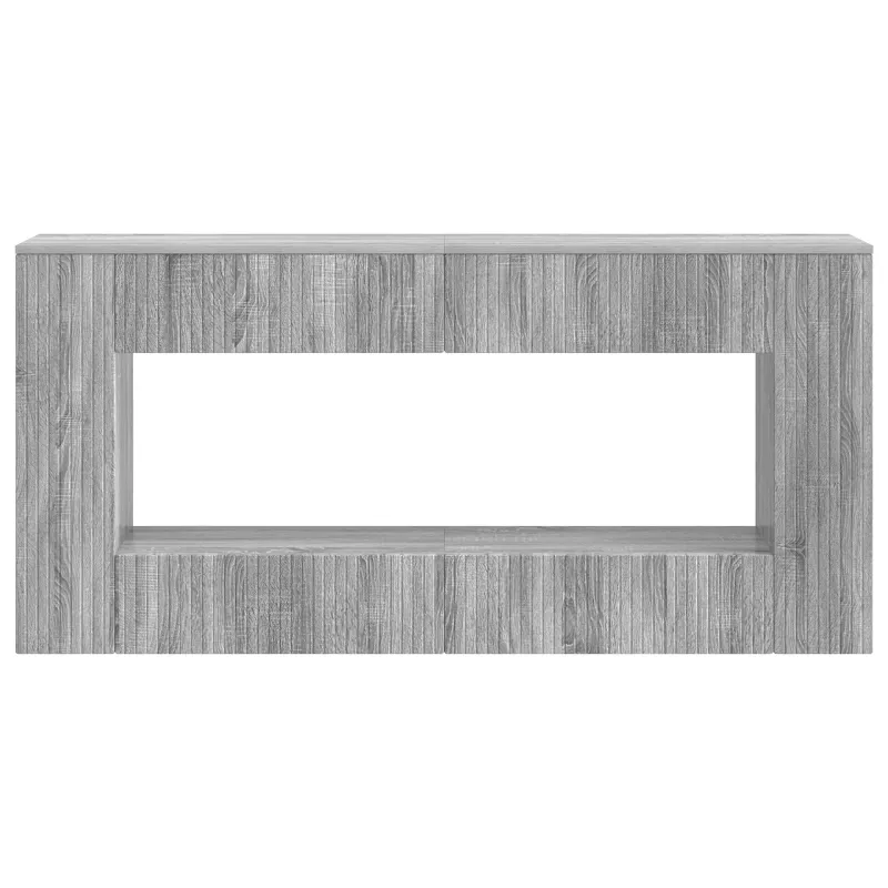 Konsolinis stalas Dryžuotas Pilka Sonoma 155 x 29 x 74 cm