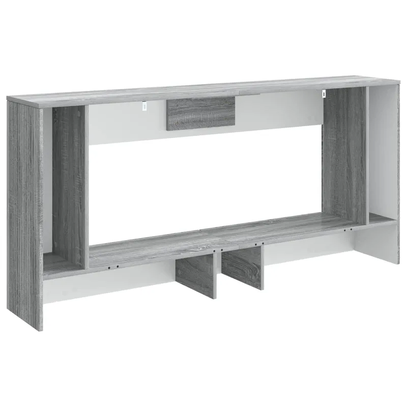 Konsolinis stalas Dryžuotas Pilka Sonoma 155 x 29 x 74 cm
