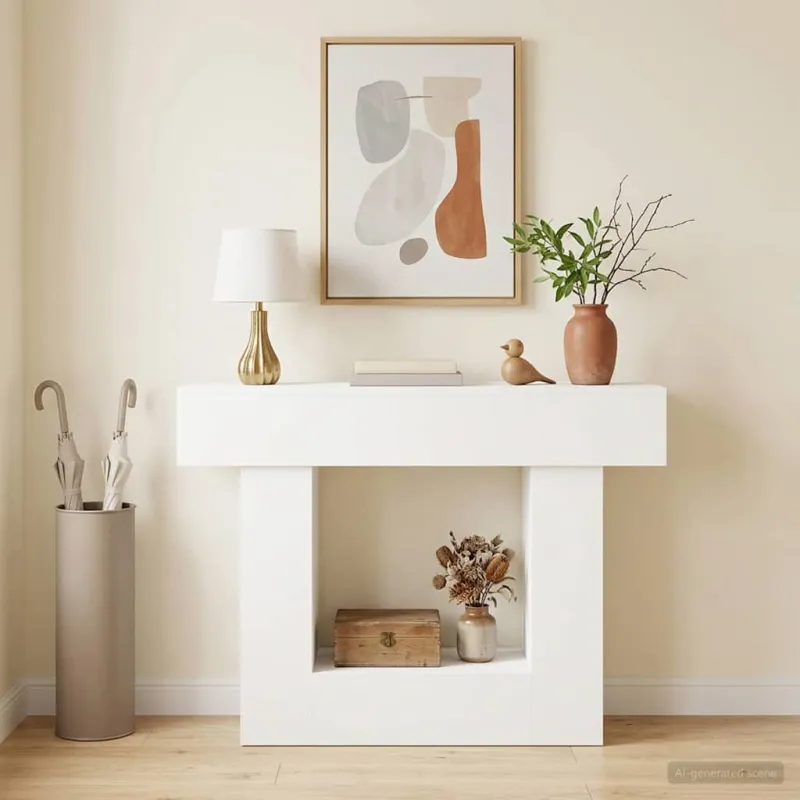 Baltas 101 x 30 x 74 cm