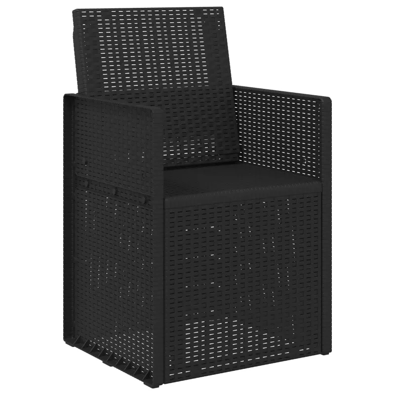Sodo Valgomojo Kėdės 2 pcs Antracitas 53 x 47 x 88,5 cm PP