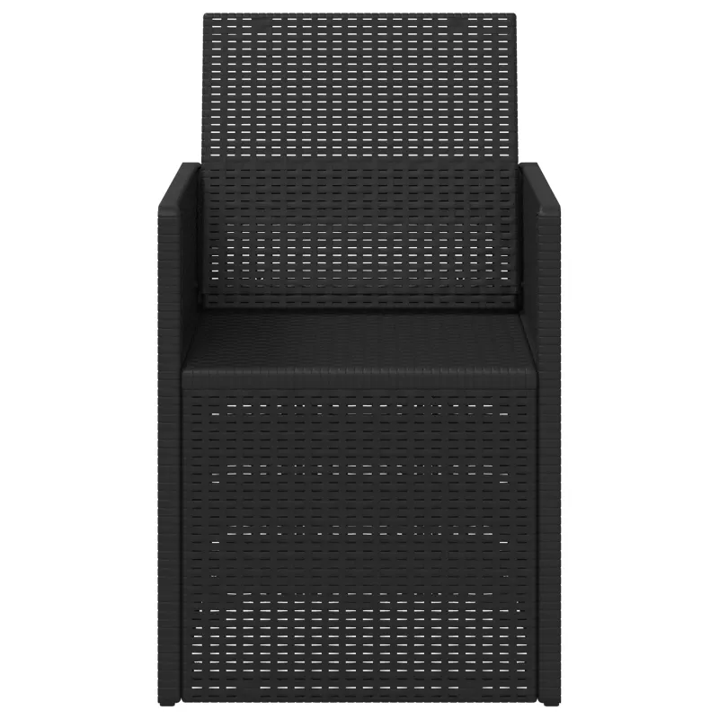Sodo Valgomojo Kėdės 2 pcs Antracitas 53 x 47 x 88,5 cm PP