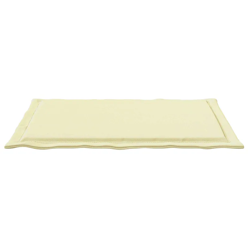 Sėdynių pagalvėlės 2 pcs Kreminė 47 x 36 x 2 cm Poliesteris