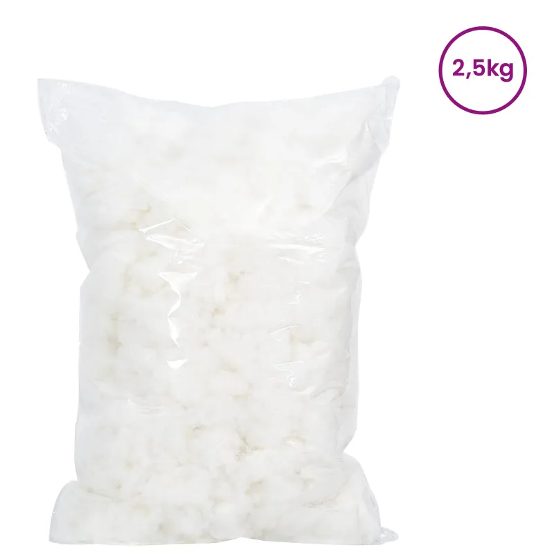 Pluošto užpildas Baltas 2,5 kg Poliesteris
