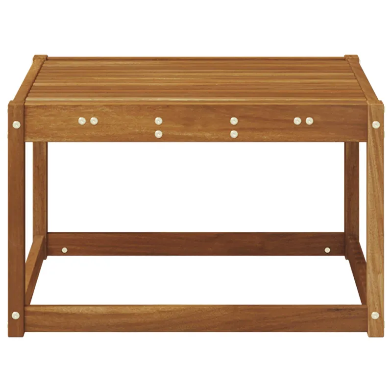 Lauko stalas Kietos akacijos mediena Natūrali 59 x 59 x 37 cm