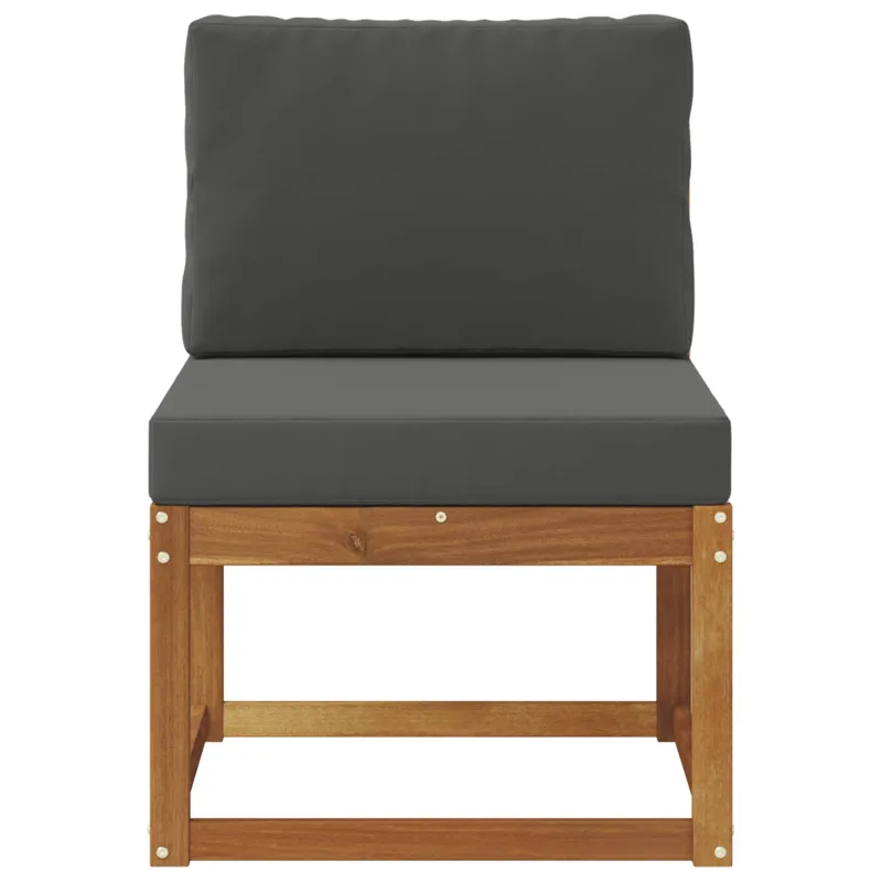 Lauko Vidurinis Sofa Kietos akacijos mediena Natūrali