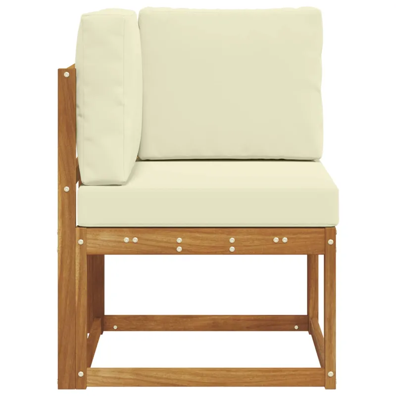 Lauko kampinė sofa Kietos akacijos mediena