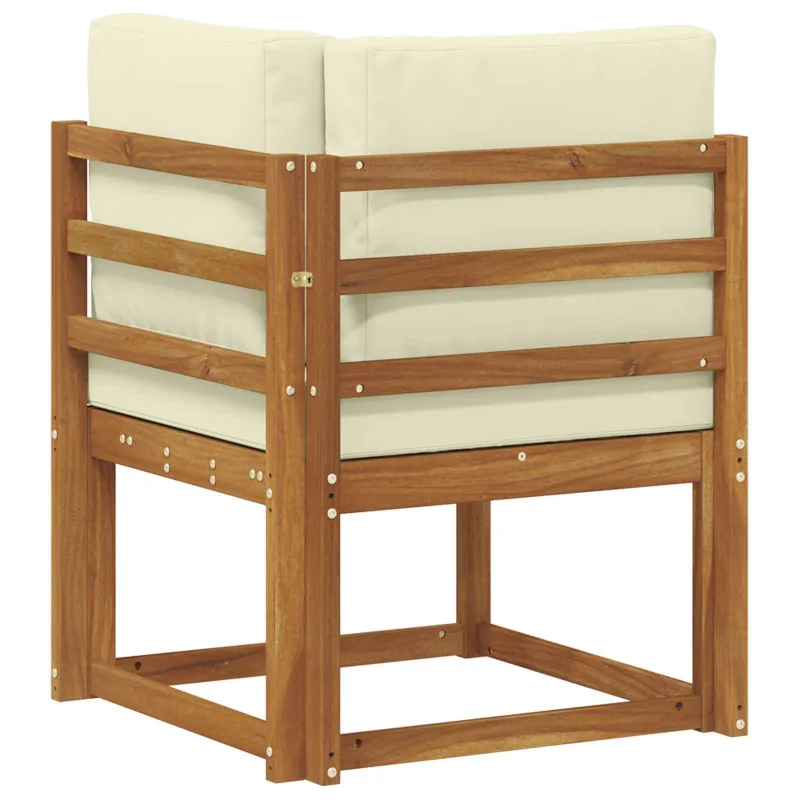 Lauko kampinė sofa Kietos akacijos mediena