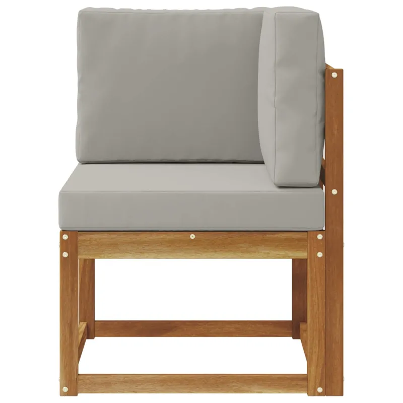 Lauko kampinė sofa Kietos akacijos mediena
