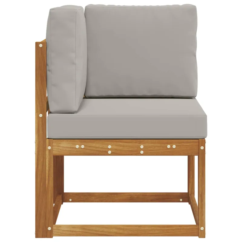Lauko kampinė sofa Kietos akacijos mediena