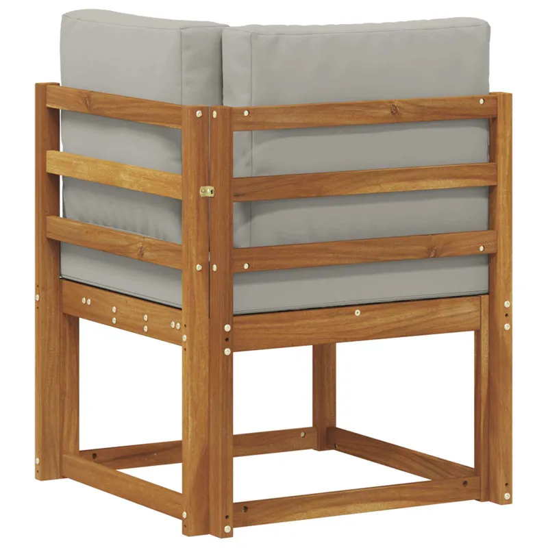 Lauko kampinė sofa Kietos akacijos mediena