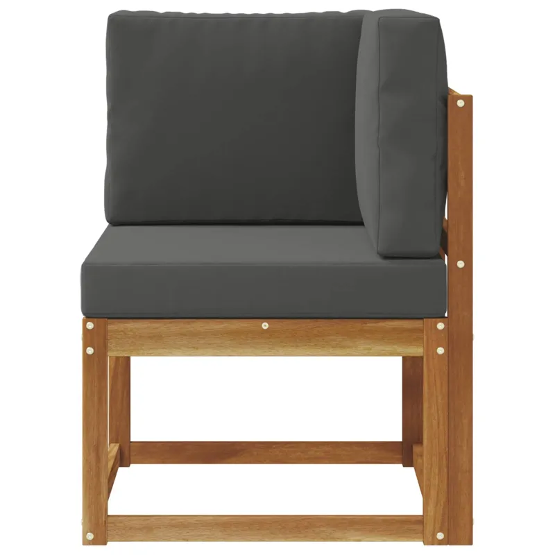 Lauko kampinė sofa Kietos akacijos mediena