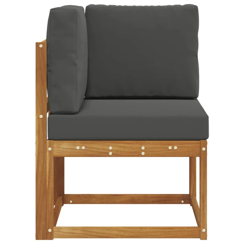 Lauko kampinė sofa Kietos akacijos mediena