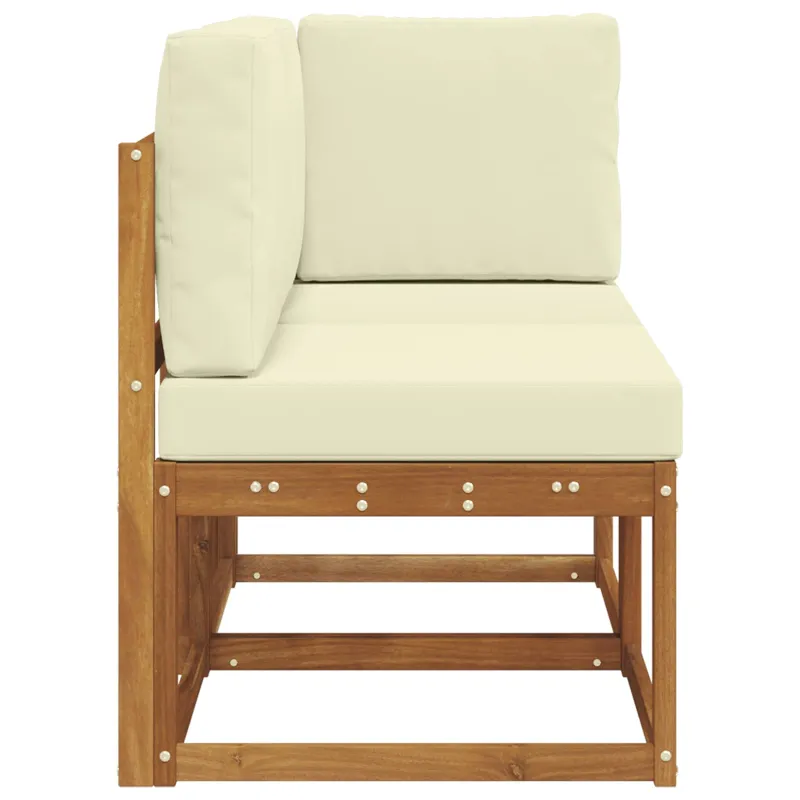 Lauko vidurinė ir kampinė sofa su pagalve 2 Vienetas