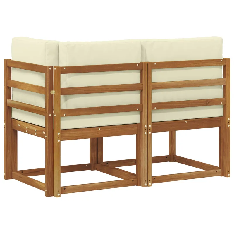 Lauko vidurinė ir kampinė sofa su pagalve 2 Vienetas