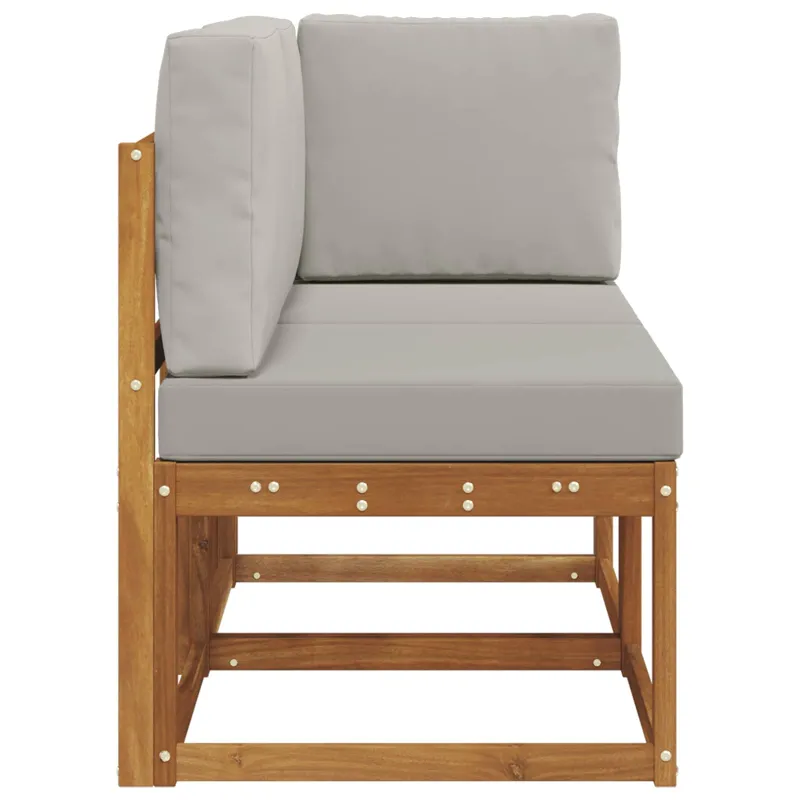 Lauko vidurinė ir kampinė sofa su pagalve 2 Vienetas