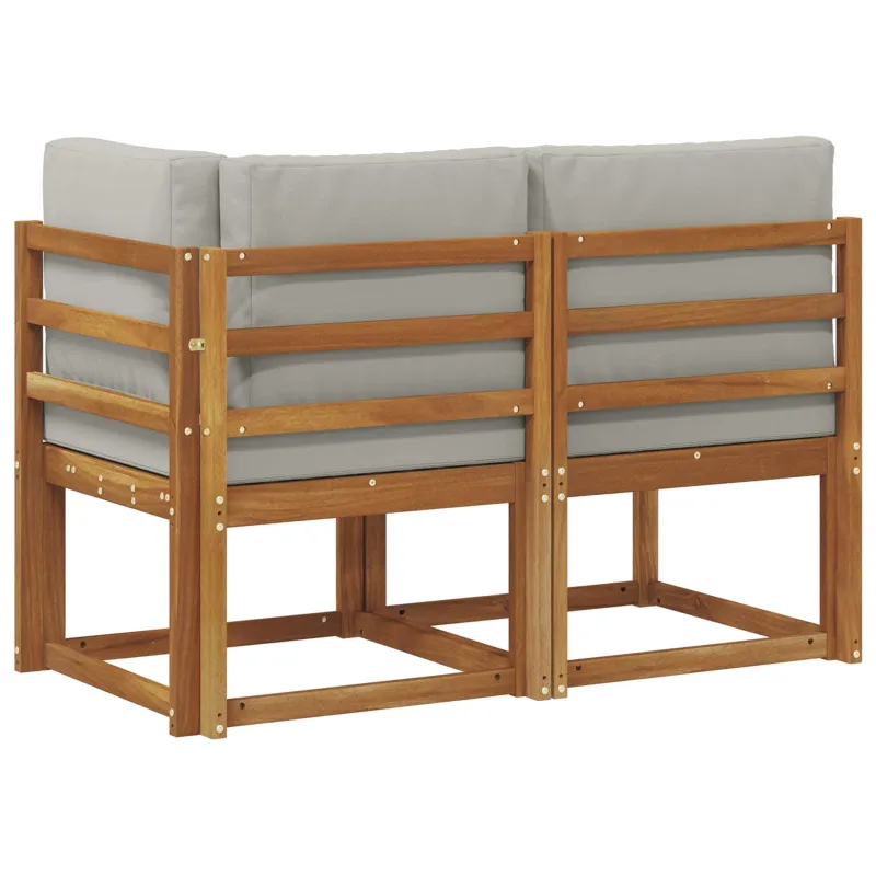 Lauko vidurinė ir kampinė sofa su pagalve 2 Vienetas