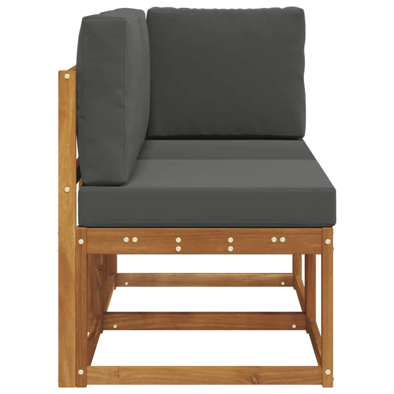 Lauko vidurinė ir kampinė sofa su pagalve 2 Vienetas