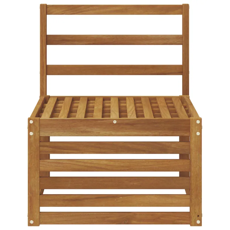 Lauko Vidurinis Sofa Kietos akacijos mediena Natūrali