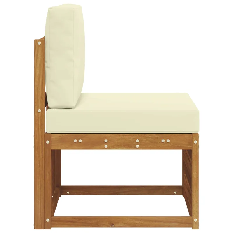 Lauko Vidurinis Sofa Kietos akacijos mediena Natūrali