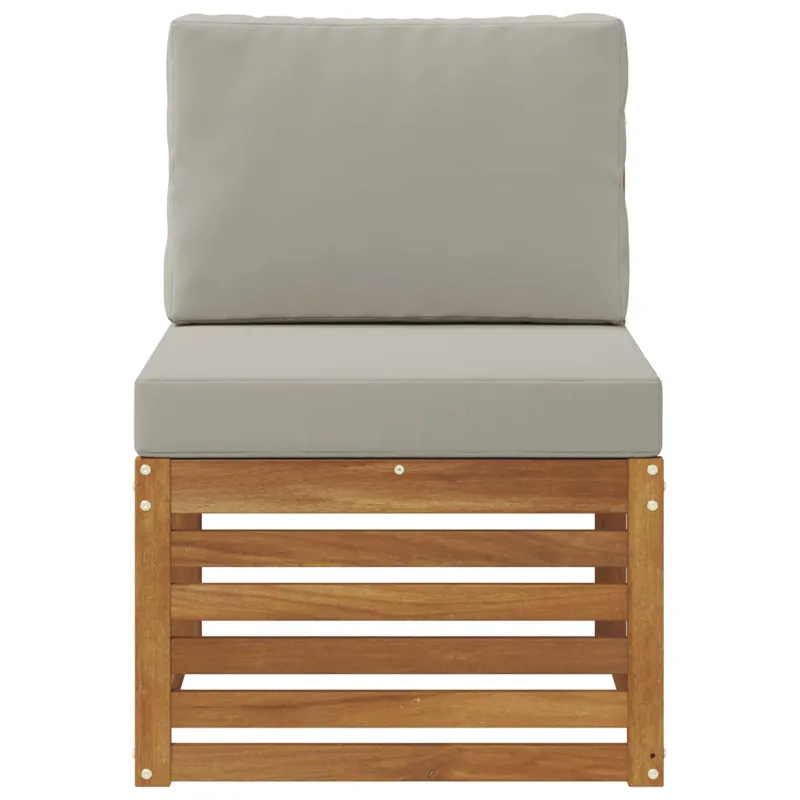 Lauko Vidurinis Sofa Kietos akacijos mediena Natūrali