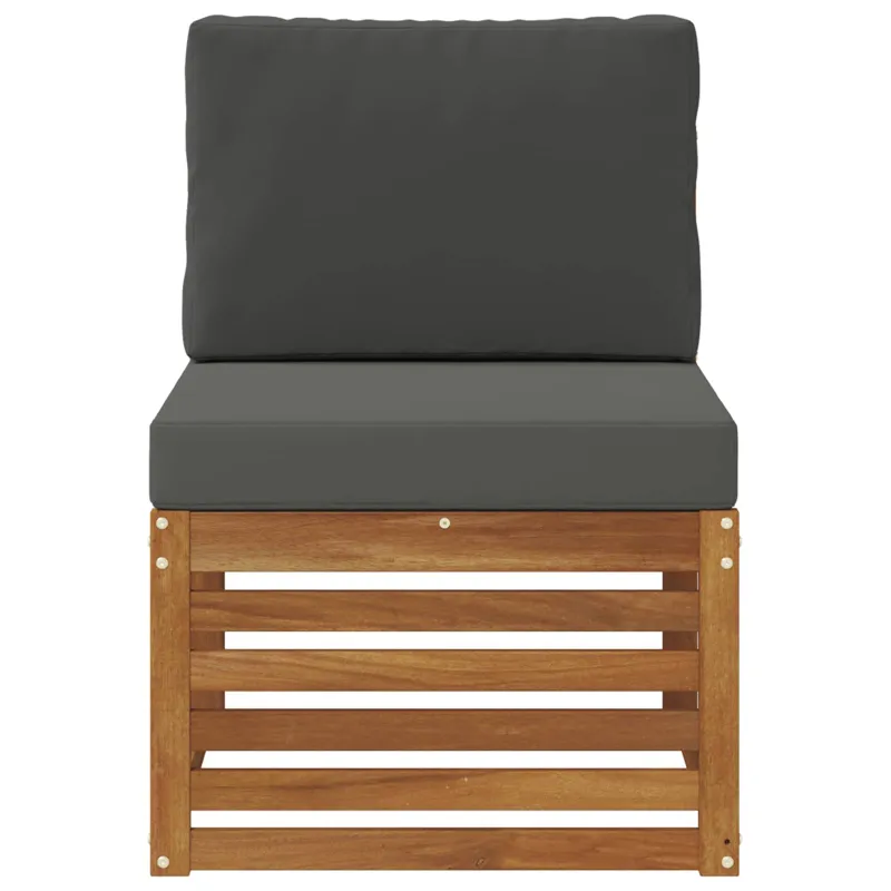 Lauko Vidurinis Sofa Kietos akacijos mediena Natūrali
