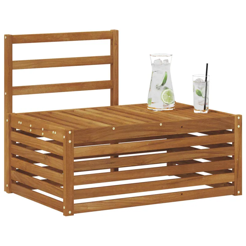 Lauko galinė sofa Natūrali 91 x 63 x 73 cm