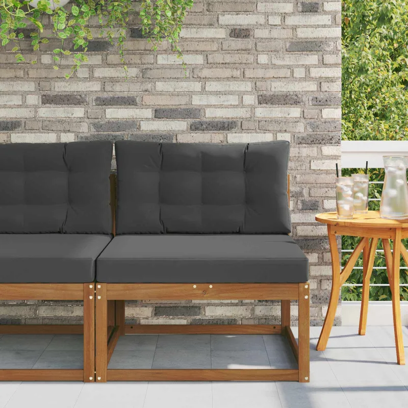 Lauko Vidurinis Sofa Natūrali