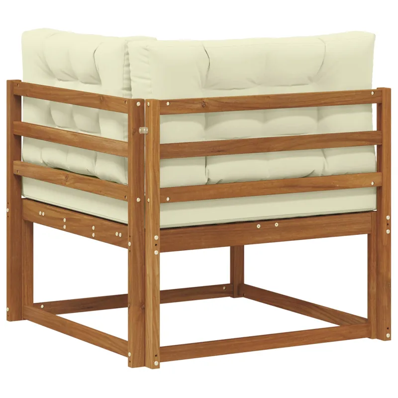 Lauko kampinis sofa Natūrali