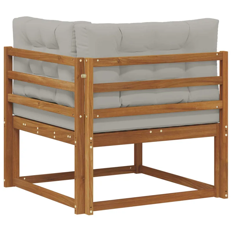 Lauko kampinis sofa Natūrali