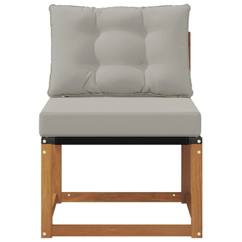 Lauko vidurinė sofa Kietas akacijos medis ir tekstilenas