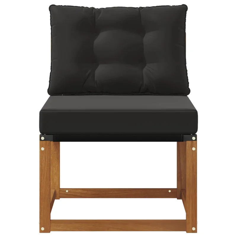 Lauko vidurinė sofa Kietas akacijos medis ir tekstilenas