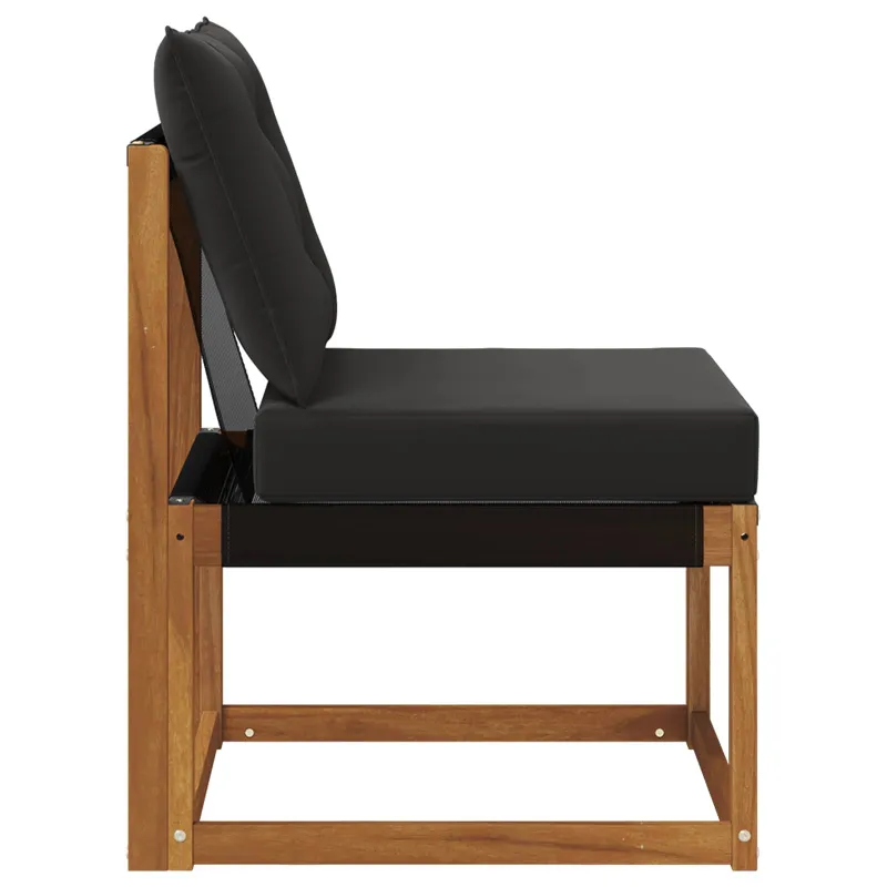 Lauko vidurinė sofa Kietas akacijos medis ir tekstilenas